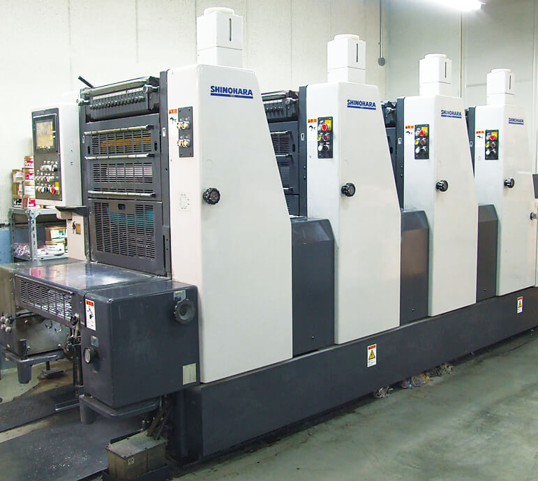 オフセットベビー4色印刷機